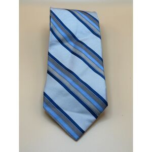 Jos. A. Bank Signature Collection Blue & Tan Striped Tie